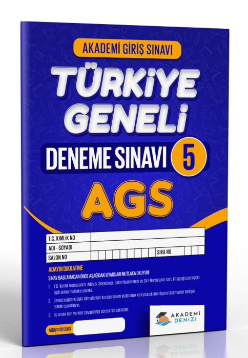 AKADEMİ DENİZİ KPSS AGS TG5 - 2025-26